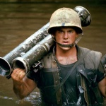 <p><b>Larry Burrows</b>, <i>U.S. Marine in Vietnam</i>, 1966.</p>