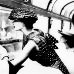 <p><b>Lillian Bassman</b>, <i>More Fashion Mileage Per Dress, Barbara Vaughn, NY</i>, 1956</p>