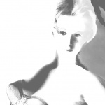 <p><b>Lillian Bassman</b>, Model unknown, circa 1950. Reinterpreted in 2006</p>