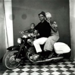 <p><b>Malick Sidibé</b>, <i>Toute la Famille a Moto</i>, 1962.</p>