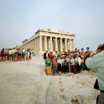 <p><b>Martin Parr</b>, <i>GREECE. Athens. Acropolis. From 'Small World'. 1991.</i></p>