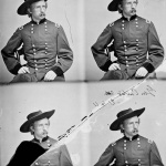 <p><b>Mathew Brady</b>, <i>General George A. Custer</i>, circa 1863.</p>