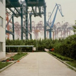 <p><b>Nadav Kander</b>, <i>Changxing Island VI, Shanghai</i>, from 'Yangtze, The Long River'.</p>