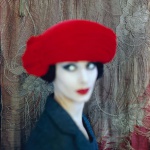 <p><b>Norman Parkinson</b>, <i>After Van Dongen</i>, United Kingdom, November 1959. Adele Collins wearing an Otto Lucas toque. This image was inspired by Kees Van Dongen's 1919 painting 'The Corn Poppy'.</p>