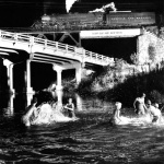 <p><b>O. Winston Link</b>, <i>Hawksbill Creek Swimming Hole.  Luray, Virginia. 1956.</i></p>