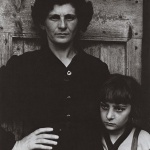 <p><b>Paul Strand</b>, <i>Postmistress and Daughter, Luzzara, Italy</i>, 1954.</p>