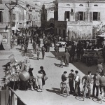 <p><b>Paul Strand</b>, <i>Market Day, Luzzara, Italy</i>, 1953.</p>