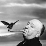<p><b>Philippe Halsman</b>, <i>USA. British filmmaker Alfred HITCHCOCK, during the filming of "The Birds". 1962.</i></p>
