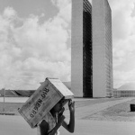 <p><b>Rene Burri</b>, <i>BRAZIL. Brasilia. 1960. The National Congress building by Oscar Niemeyer.</i></p>
