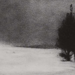 <p><b>Robert Demachy</b>, <i>Three Trees in a Snowy Landscape</i>, 1879.</p>