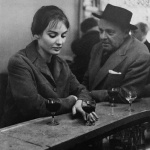 <p><b>Robert Doisneau</b>, <i>Au café "Chez Fraisse", Rue de Seine, Paris</i>, 1958.</p>