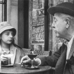 <p><b>Robert Doisneau</b>, <i>Jacques Prévert and his daughter, Michèle</i>.</p>