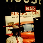 <p><b>Saul Leiter</b>, <i>Harlem</i>, 1960.</p>