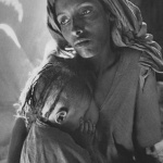 <p><b>Sebastião Salgado</b>, <i>Children's Ward in the Korem Refugee Camp [mother and child]</i>, 1984.</p>