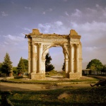 <p><b>Simon Norfolk</b>, <i>King Amanullah's Victory Arch built to celebrate the 1919 winning of Independence from the British. Paghman, Kabul Province.</i></p>
