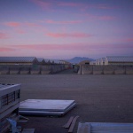 <p><b>Simon Norfolk</b>, <i>Some of the palletized, instant-build accommodation blocks at Camp Leatherneck, Helmand.</i> 2010-11.</p>