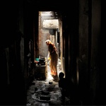 <p><b>Stanley Greene</b>, from 'daily life in kamrangirchar slum, dhaka', 2011.</p>