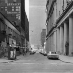 <p><b>Thomas Struth</b>, <i>Dey Street</i>, New York, 1978.</p>
