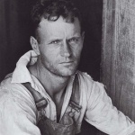 <p><b>Walker Evans</b>, <i>Alabama Tenant Farmer</i>, 1936. Floyd Burroughs, a cotton sharecropper, Hale County, Alabama.</p>