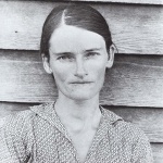 <p><b>Walker Evans</b>, <i>Alabama Cotton Tenant Farmer Wife</i>, 1936. Allie Mae Burroughs, Hale County, Alabama.</p>