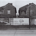 <p><b>Walker Evans</b>, <i>Houses and Billboards in Atlanta</i>, 1936.</p>