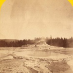 <p><b>William Henry Jackson</b>, <i>Castle and Hot Spring (Yellowstone National Park, hot springs and geysers 558)</i>, 1873.</p>