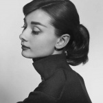 <p><b>Yousuf Karsh</b>, <i>Audrey Hepburn</i>, 1956.</p>