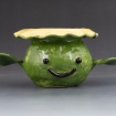 Happy green coil pot by Aliya Sloan