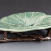 Leaf tray with branch stand by Ashley Gordon