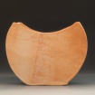 Shino slab vase by Becca McGee