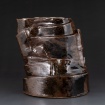 Slab coil vase by Ellis Toombs