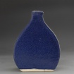Blue slab vase by Emma Gastineau