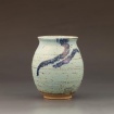 Small blue vase by Jenna Tong