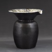 Black vase by Layne Fitzgerald