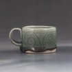 Small celadon cup by Quinn Ye