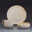 Cup, bowl and plate set by Sam Frank
