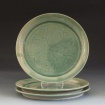 Carved celadon plates by Temby Song